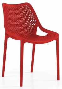 Oxy Pack com 4 cadeiras, s/braços - Vermelho