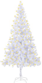 3077409 vidaXL Árvore de Natal artificial pré-iluminada 910 ramos 210 cm