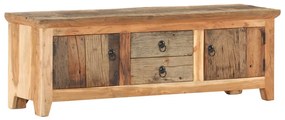 Móvel de TV 120x30x40 cm madeira acácia e recuperada maciças