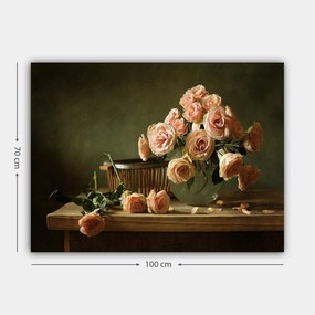 Pintura Decorativa em Tela 167274344_70100 – Multicolor – 70 x 100 cm