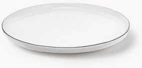 Prato de pequeno-almoço em porcelana artesanal Salt, conjunto de 4