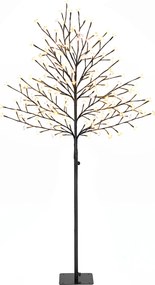 Árvore de Cerejeira Luminosa, 55 x 55 x 150 cm, 160 LED, Preto