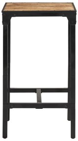 Mesa de bar 60x55x107 cm madeira de mangueira áspera maciça