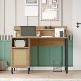 Secretária ON16 – Walnut Oak – 120 cm x 99,8 cm x 54,05 cm