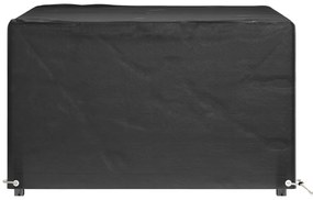 Capas p/ mobília de jardim 2 pcs 8 ilhós 132x132x80 cm quadrado