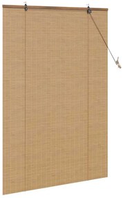 Persianas e Sombras de Janela Marrom Claro 120 x 160 cm Bambu