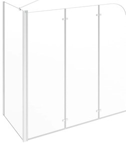 Cabine de duche vidro temperado transparente 120x69x130 cm