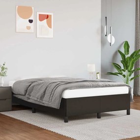 Estrutura de cama sem castanho colchão 120x190cm couro do falso