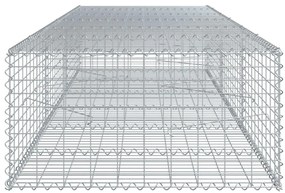 Cesto gabião com cobertura 300x100x50 cm ferro galvanizado