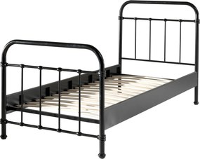 Cama para Crianças NEW YORK  90x200CM + Estrado Preta