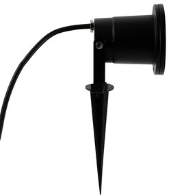 LED Foco de jardim inteligente industrial preto com WiFi GU10 IP65 - Basic Moderno