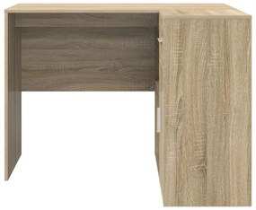mesa de canto Carvalho Sonoma 102x88x75 cm Madeira Engenheirada