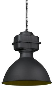 LED Candeeiro de suspensão industrial inteligente preto incl. A60 WiFi 38,5 cm - Sicko Moderno,Industrial