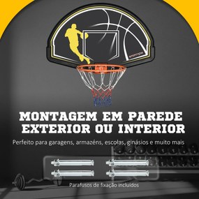SPORTNOW Tabela de Basquetebol de Parede Tabela de Basquetebol para In