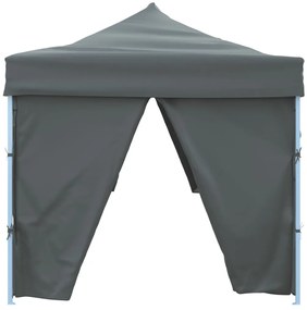 Tenda para festas pop-up dobrável c/ 8 paredes 3x9 m antracite