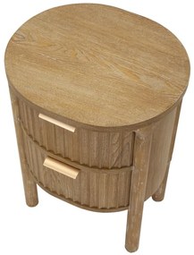 MESA DE CABECEIRA GOTHENBURG 38X34,5X52 CM CASTANHO