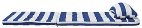 Almofadões p/ cadeira adirondack 2pcs tecido oxford azul/branco