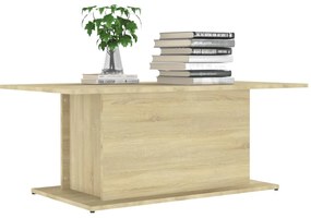 Mesa de centro 102x55,5x40 cm derivados madeira carvalho sonoma