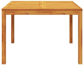 3 pcs conjunto de jantar para jardim madeira de acácia maciça