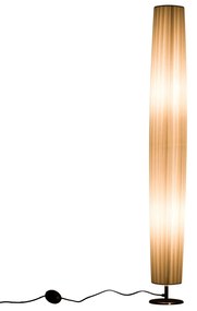 HOMCOM Candeeiro Pé Moderno Interruptor Pé Base Aço Inoxidável Iluminação Elegante Ø15x120 cm Branco | Aosom Portugal