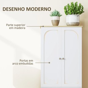 Armário Moderno – Modelo Trani – 60x30x183 – Armazenamento Vertical –