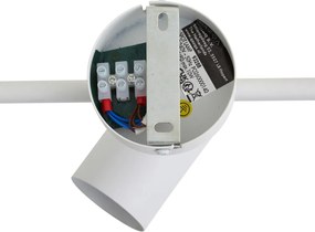 Foco de Teto Moderno Branco Ajustável 3 Luzes - Jeana