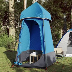vidaXL Tenda para sanita impermeável azul