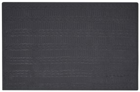 Manta decorativa em algodão cinzento escuro 140 x 170 cm FETHIYE Beliani