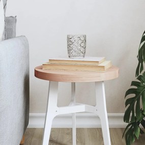 vidaXL Tampo de mesa redondo Ø30x2,5 cm madeira de faia maciça