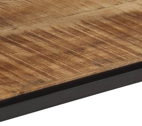 Mesa consola 100x35x70 cm madeira de mangueira áspera maciça