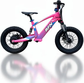 Bicicleta elétrica infantil 350W 16" Roan RXF Evo-S Rosa