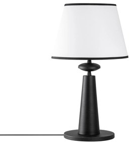 Candeeiro de Mesa Pardo – Preto – 30 cm Diâmetro x 55 cm Altura