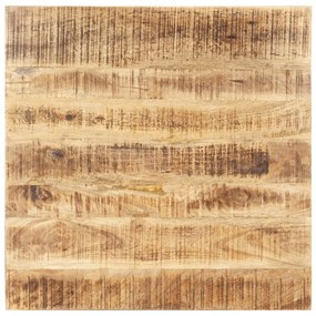 Tampo de mesa madeira de mangueira maciça 15-16 mm 80x80 cm