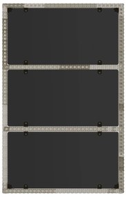 4 pcs conjunto lounge de jardim c/ almofadões vime PE cinzento