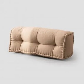 Encosto Para Sofá Modular Em Algodão Yebel Castanho Trigo - Sklum
