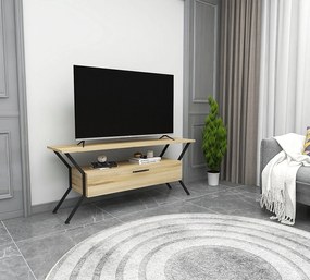 Móvel de TV Tarz – Felt Black – 124x54x35 cm