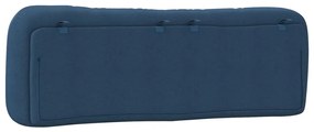Almofadão de cabeceira 160 cm tecido azul