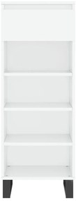 Sapateira 40x36x105 cm derivados de madeira branco brilhante