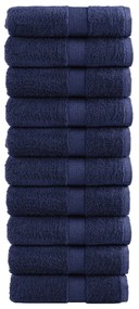 Toalhas bidé premium SOLUND 10pcs 30x50 cm 600gsm azul-marinho