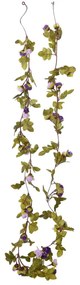 Grinaldas de flores de Natal 6 pcs 215 cm roxo claro