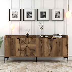 Console Venedik – Walnut – 180 cm x 78 cm x 35 cm