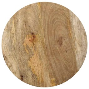Mesa de apoio Ø50x40 cm madeira de mangueira maciça