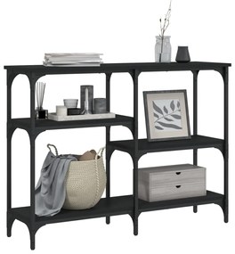Mesa consola 102x29x75 cm derivados de madeira preto
