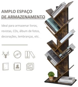 Estante Arvore - Design Rústico