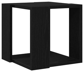 Mesa de Centro Carvalho Preto MDF 32 x 32 x 30 cm Simples