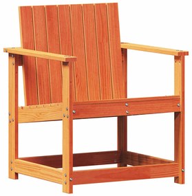 3 pcs conjunto lounge de jardim pinho maciço castanho-mel