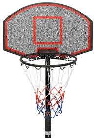 Tabela de basquetebol 216-250 cm polietileno preto
