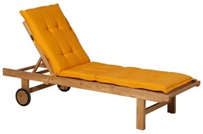 434696 Madison Almofadão para espreguiçadeira Panama 200x60 cm brilho dourado