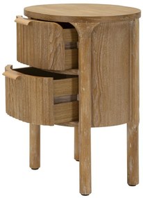 MESA DE CABECEIRA GOTHENBURG 38X34,5X52 CM CASTANHO