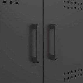 Móvel de TV 68x39x50,5 cm aço preto